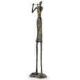 thumbnail image 3 of SPI Home Cast Aluminum Fabulous Flutist Abstract Statue Figure, 3 of 4
