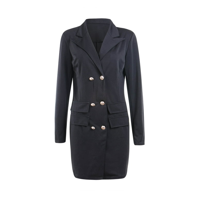 wybzd Women Elegant Blazer Dress Office Business Dresses wybzd Women Elegant Blazer Dress Office Business Dresses