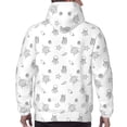 thumbnail image 7 of Salouo Hand Drawn Turtle Pattern Men's Fall Hoodie Sweatshirt,Sport Hoodie with Pockets for Men Pullover Casual Hooded Sweatshirt-3X-Large, 7 of 7