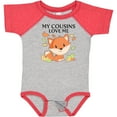 thumbnail image 3 of Inktastic My Cousins Love Me Little Fox Boys or Girls Baby Bodysuit, 3 of 5