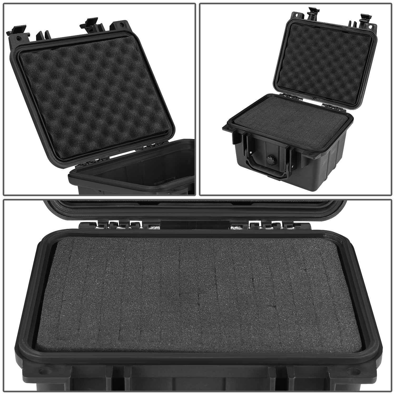 DNA Motoring Graded Card Storage Box Heavy Duty Weatherproof with Foam Insert One Touch Deep Travel Size