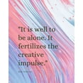 thumbnail image 2 of ArtsyQuotes 12x14 White Modern Wood Framed Museum Art Print Titled - Max Nordau Quote: Creative Impulse, 2 of 4