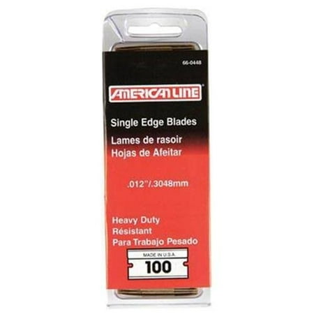 - American Line .012 Heavy Duty Single Edge Blade