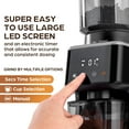 thumbnail image 4 of Zulay Kitchen Burr Coffee Grinder with 51 Grinder Settings Electric Coffee Bean Grinder, Holds 12.5oz Coffee Beans, 4 of 7