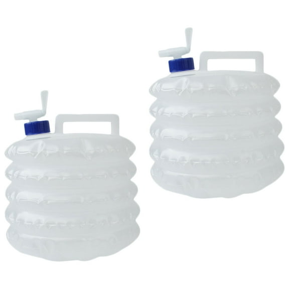 Collapsible Water Container Bucket Folding Telescopic Bag Outdoor Jug Storage 2 Pcs