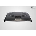 thumbnail image 5 of 2019-2023 Jeep Wrangler JL Gladiator JT Carbon Creations Viper Look Hood - 1 piece, 5 of 6