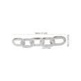 thumbnail image 2 of Tineasur Chain Link Decoration Rustic Wood Chain Link Ornament For Home 1Pack, 2 of 6