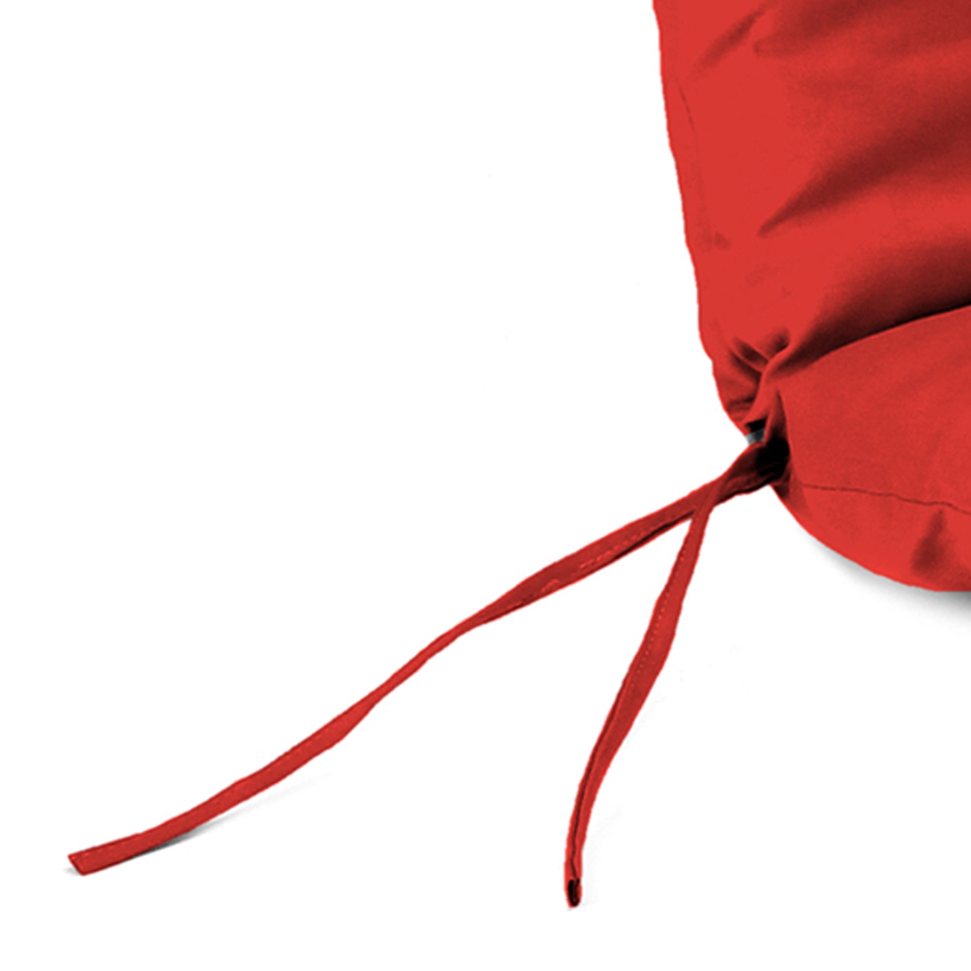 Jordan Manufacturing 73" x 22" Sangria Red Solid Rectangular Outdoor Chaise Lounge Cushion with Ties and Hanger Loop
