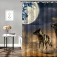 thumbnail image 2 of Orinice Colorful Luxurious Graphic Print Polyester Fabric Fashion Bathroom Decor Set with Hooks, 100% Polyester Fiber Modern Shower Curtain 69x72, 2 of 7
