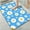 Daisies on Blue Background, variant on 1pc Colorful Frogs Bathroom Rug Bathroom Decor and Accessories- Durable,Anti Slip,And Quick Drying,Suitable For Indoor/outdoor Use - Perfect For Bathrooms,Bedrooms,Kitchens