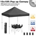 thumbnail image 1 of Instahibit 10x10 ft Pop Up Canopy Tent Commercial Instant Shelter Flea Market Vendor Tent Outdoor InstaHibit Modern, 1 of 11