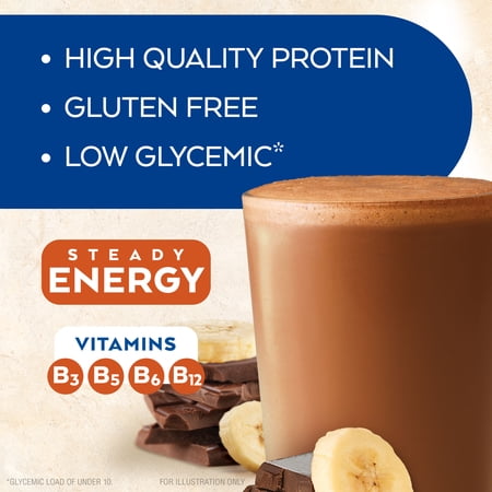 ATKINS CHOCOLATE BANANA PROTEIN SHAKE, HIGH PROTEIN, LOW GLYCEMIC, LOW CARB, LOW SUGAR, KETO FRIENDLY, 4 COUNT