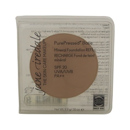 Jane Iredale PurePressed Base Pressed Mineral Powder REFILL - Light Beige .35 (Best Pressed Mineral Foundation)