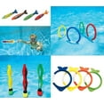 thumbnail image 1 of Underwater Diving Toys Dive Ring/Sticks Swimming Pool Toy Game Kids FUN, 1 of 7