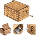 thumbnail image 5 of Creative hand-carved wooden music box: birthday decoration gift for children, 5 of 5