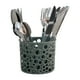 thumbnail image 1 of Juego de Cubiertos Gris 17 Piezas con Soporte, Acero Inoxidable y Mango Ergonómico, Incluye Cuchillos, Tenedores y Cucharas, Organización y Estilo en tu Cocina, 1 of 1