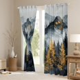 thumbnail image 3 of Homewish Moutain Jungle Curtains Pack of 2 (42x84 Each) for Female Men Adults,Botanical Plants Curtains Blackout,Smoky Woodland Bedroom Curtains,Super Cozy Room Decor, 3 of 6