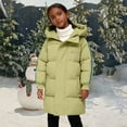 thumbnail image 2 of KAUOD Girls Long Winter Puffer Coats Quilted Waterproof Hooded down Jackets Kids Padded Insulated Snow Ski Outwear Clothes, 2 of 8