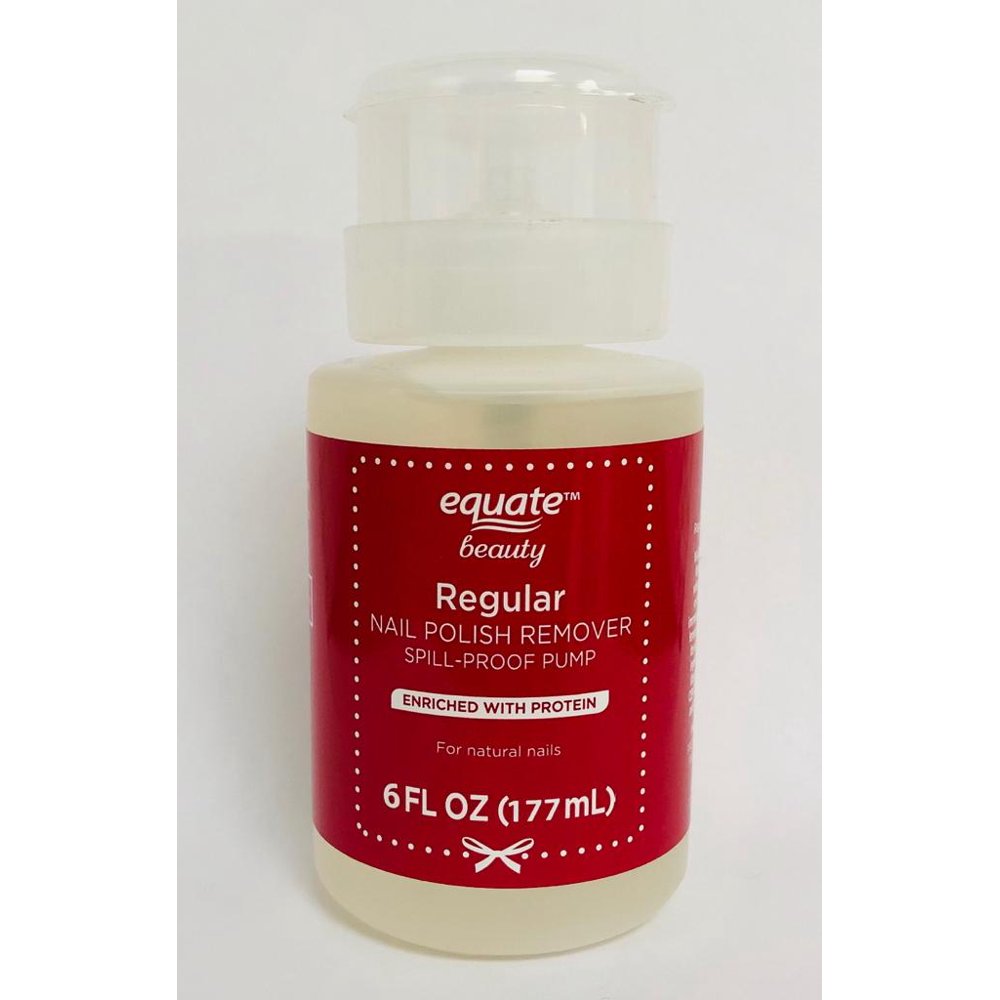 Equate Beauty Regular Nail Polish Remover with Pump, 6 fl oz Walmart