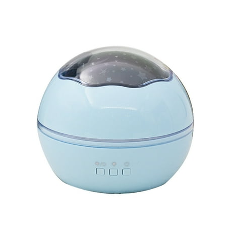 

Small Ball Starry Light LED Projection Lamp Round Rotating Colorful Night Light Children s Gifts Blue