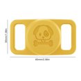 thumbnail image 4 of Para Apple Airtag Funda Silicona Soporte Impermeable Collar Perro () Amarillo, 4 of 6