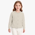 thumbnail image 6 of Grblisyd Girls Cardigan Sweater School Uniforms Casual Long Sleeve Button Knit Solid Sweaters Tops, 6 of 7
