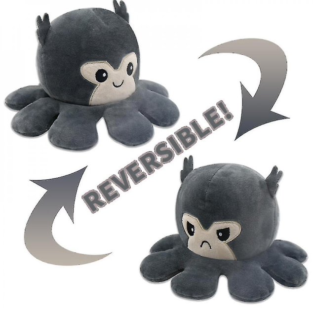 Jouet en Peluche Pieuvre Réversible / Jouet de Superhéros