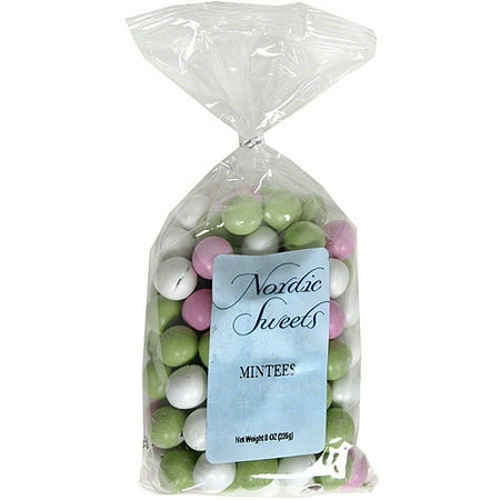 Nordic Sweets Mintees Candies, 8 oz (Pack of 12)