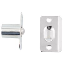Round Corner Single Adjust Ball Catch, Polished Chrome by Stone Harbor Hardware