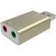 thumbnail image 1 of Adaptador de audio USB Adaptador de tarjeta de sonido de audio externo con conector para auriculares y micrófono para dispositivo de audio USB, 1 of 4