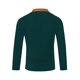 thumbnail image 4 of pstuiky Camisas casuales de manga larga para hombre, Camiseta de manga larga con cuello alto, diseño de patchwork marrón y cordón ajustable para hombre Tops de talla grande para hombre s, 4 of 7