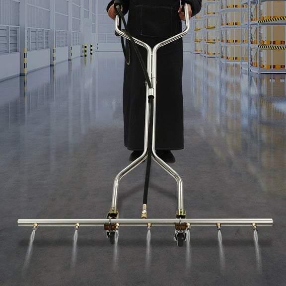 DENEST 39'' 5000psi Pressure Washer Water Broom with 7 Nozzles For Hot and Cold Water