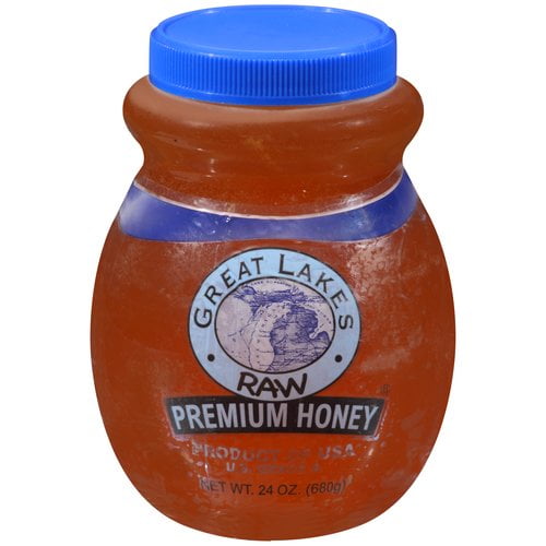 Great Lakes Raw Premium Honey, 24 oz by Generic