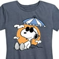 thumbnail image 3 of Peanuts - Snoopy's Beach Day - Women's Short Sleeve Graphic T-Shirt, 3 of 6