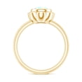 thumbnail image 2 of Rosec Jewels Natural Ethiopian Opal Flower Engagement Ring (1.6 Ct, AAA Quality) - Opal Solitaire Ring - with Jewelry Box, 10K Yellow Gold, US 5.50, 2 of 9