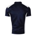 thumbnail image 5 of Men Polo Shirts Short Sleeve Color Block Business Fit Structured Collar Modern Golf Slim Work Dress Shirts for Men Navy L, 5 of 5