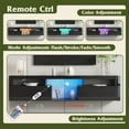 thumbnail image 2 of JOYSOURCE Floating TV Stand with LED 040B, 2 of 8