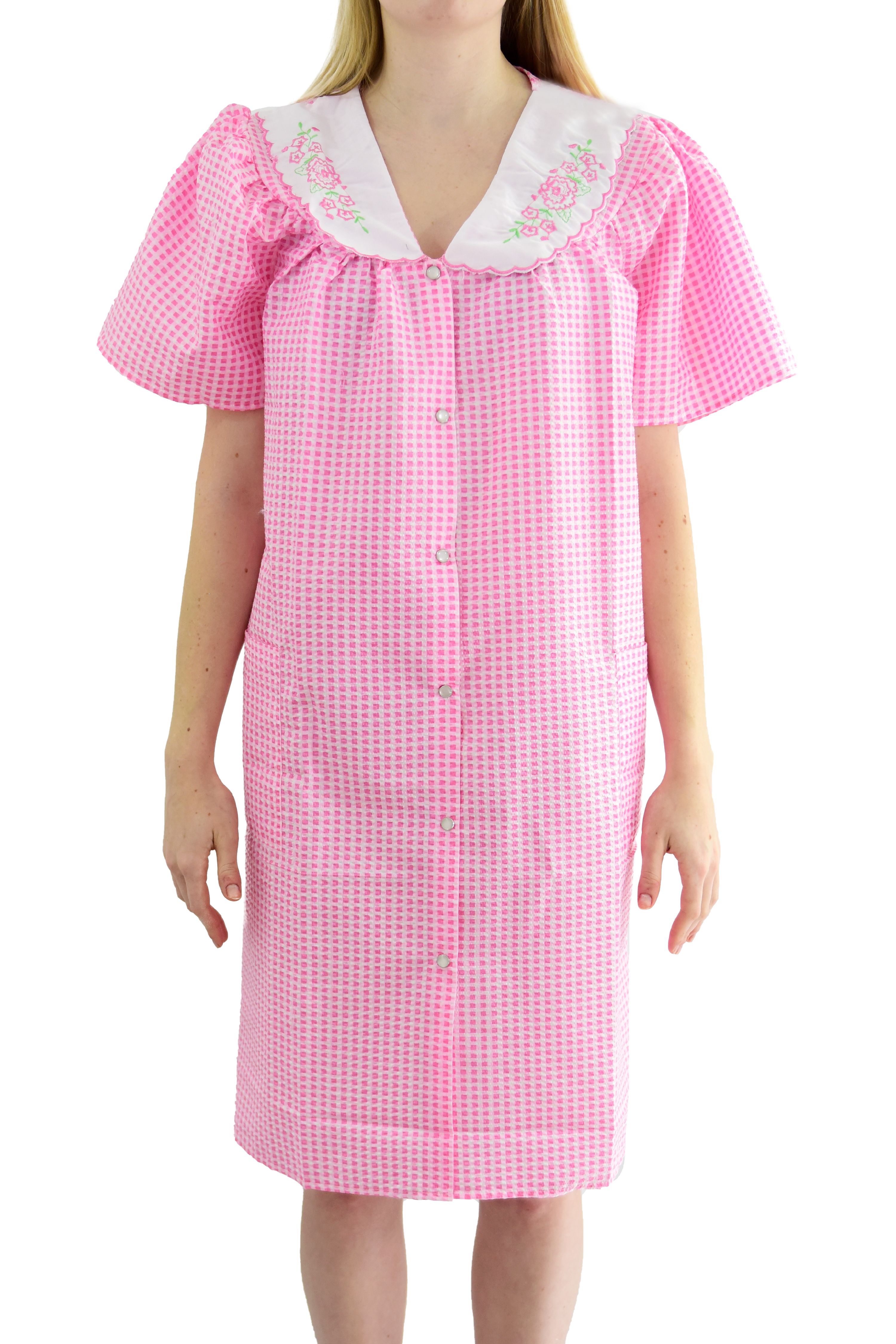 EZI EZI Women's 'Esther' Cotton Blend House Dress