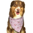 thumbnail image 5 of Dog Bandanas, Cute Berry Love Flowers Adjustable Dog Scarf Triangle Bib Handkerchief Accessories for Small Medium Large Dogs, Cats, Pets, 5 of 6