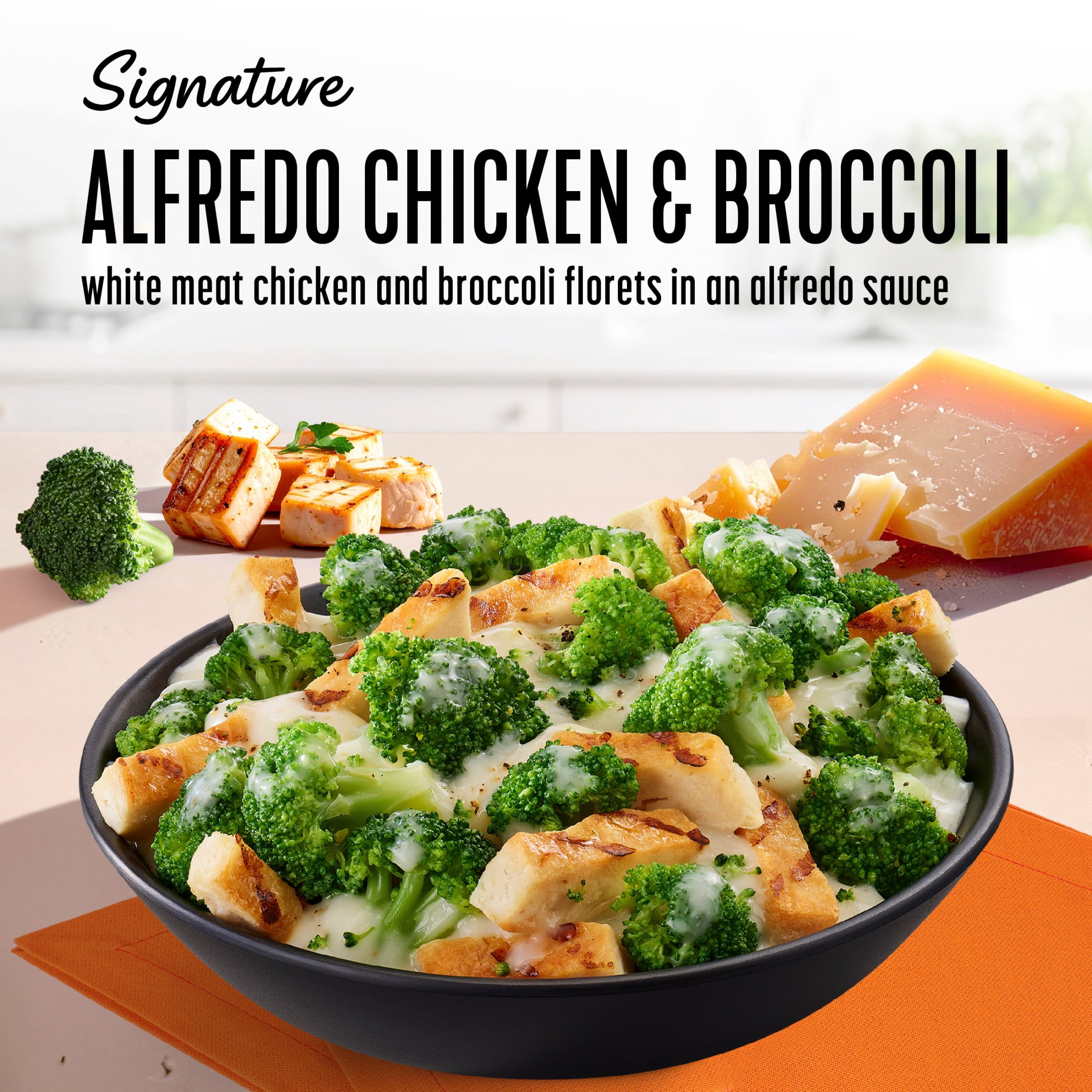 Lean Cuisine Alfredo Chicken & Broccoli, Frozen Lunch, Frozen