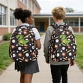 thumbnail image 4 of DISNIMO Baseball Dinosaur Print Multi Compartment Backpack for Kids, Breathable Padded Adjustable Straps, Lightweight School Bag for Elementary & Middle School Students Daily Use, 4 of 7
