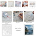 thumbnail image 3 of Paint by Numbers Kit for Adults, Mountain Lake Cabin Serenity Paint by Numbers, Easy Paint by Numbers Kit for Adults Beginner, DIY Adult Paint by Number Kits on Canvas, Home Decor, 3 of 7