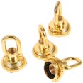 thumbnail image 1 of Loop for Chandelier Thread Ring Shape Female Hanging Ceiling Light Fixture Heavy Duty Nut Plating 4 Pcs, 1 of 6
