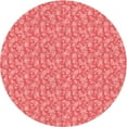 thumbnail image 1 of Ahgly Company Machine Washable Indoor Round Transitional Ruby Red Area Rugs, 5' Round, 1 of 7