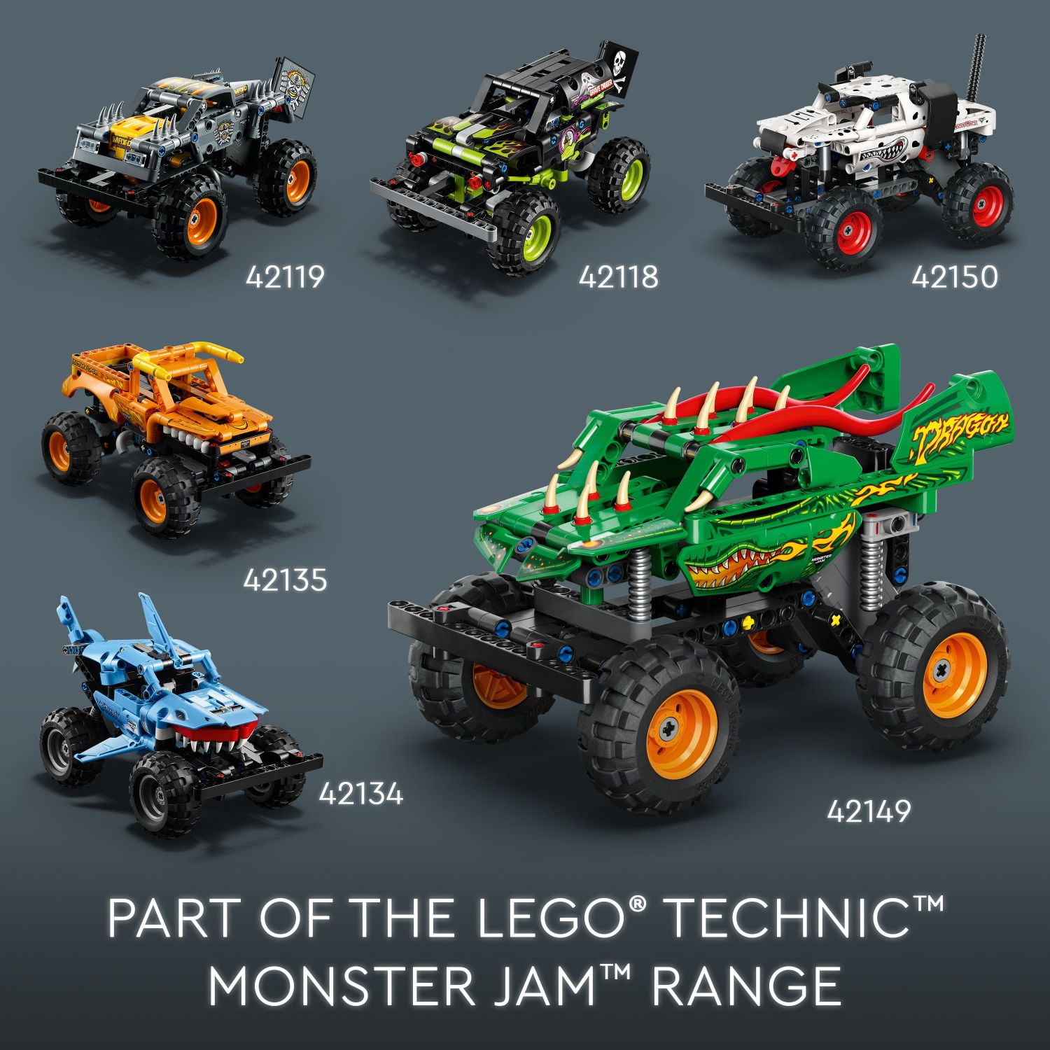 LEGO Technic Monster Jam Dragon 2in1 Monster Truck Toy 42149