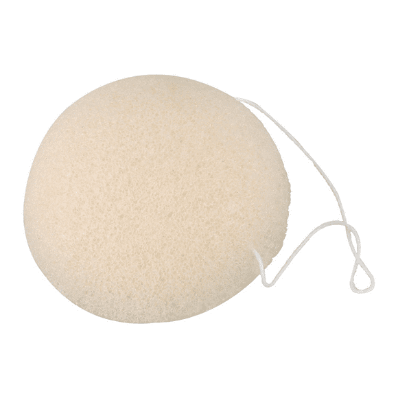 4X Face Natural Konjac Cleaning Sponge - White