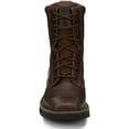 thumbnail image 5 of Justin Men's Stampede Lace-Up Work Boot Soft Toe Brown 7.5 EE  US, 5 of 7