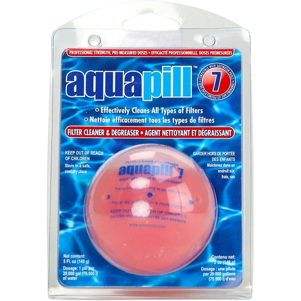 AquaPill 7 Swimming Pool Filter Cleaner & Degreaser Chemical (Choose