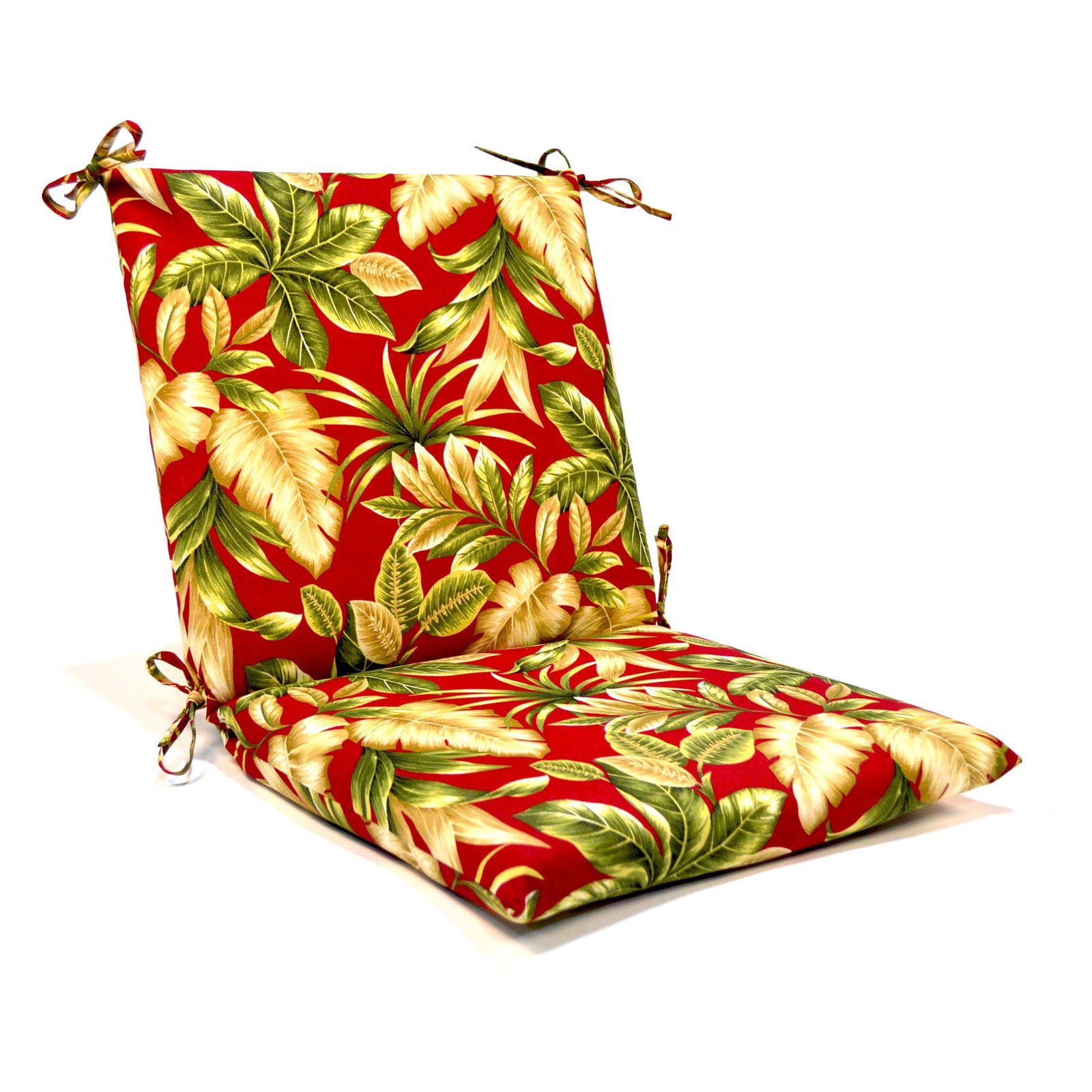 Casual Cushion High Back Outdoor Chair Cushion - Set of 2 - Walmart.com