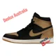 thumbnail image 1 of Size US 10 - N I-K-E A i r-Jor-dan 1 Retro OG High Black Gold, 1 of 2